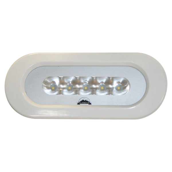 Scandvik Flush Mount Spreader Light - 10-30V - White [41343P] - Image 1
