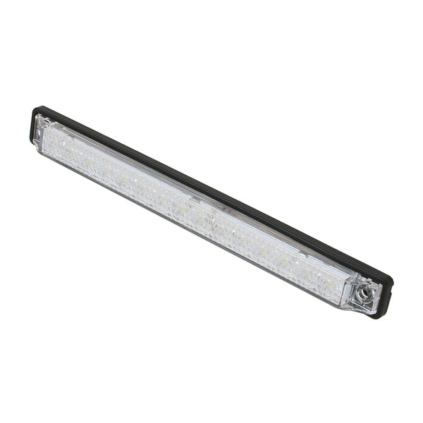 Scandvik 8 LED Light Strip  White wGasket  12V 41644P