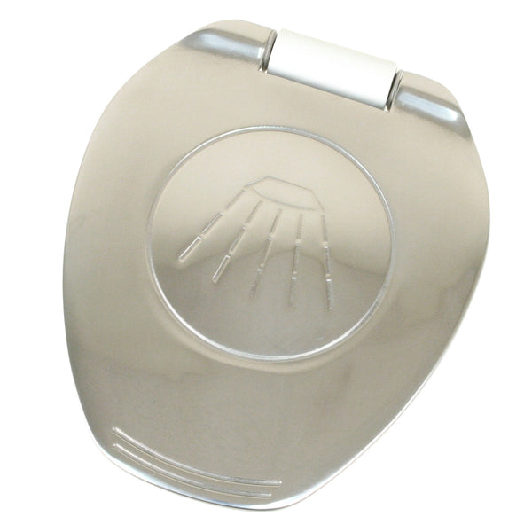 Scandvik White  SS Recessed Transom Shower Handle/Hose - Vertical/Horizontal Mount - 6 Hose [12131] - Image 2