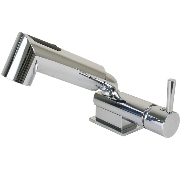Scandvik Minimalistic Compact Single Level Mixer - Faucet  Shower Combo - Chrome [16216] - Image 1