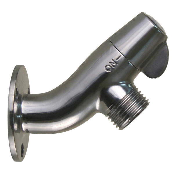Scandvik Ceramic Angled Washdown Valve - SS Spigot [10175P] - Image 2