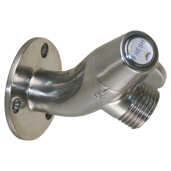 Scandvik Ceramic Angled Washdown Valve - SS Spigot [10175P] - Image 1