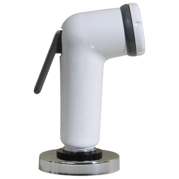 Scandvik Straight Handle Pull Out Sprayer - White w/6 Hose [10196P] - Image 1