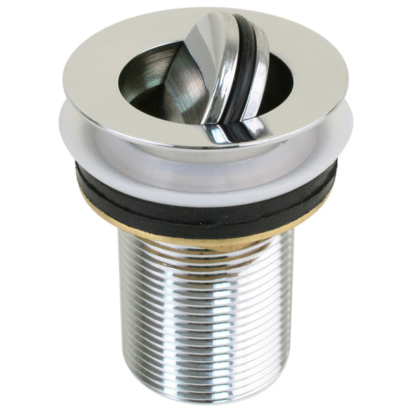 Scandvik Sink Drain w/Flip Stopper - Chrome Plated Brass [19006P] - Image 1