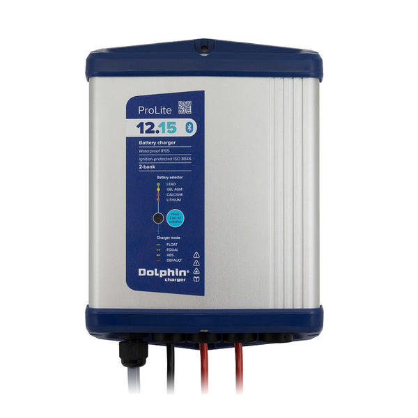 Dolphin Charger PROLITE Series Dolphin Battery Charger - 12V, 15A, 110VAC - 2 Outputs [99215] - Image 1