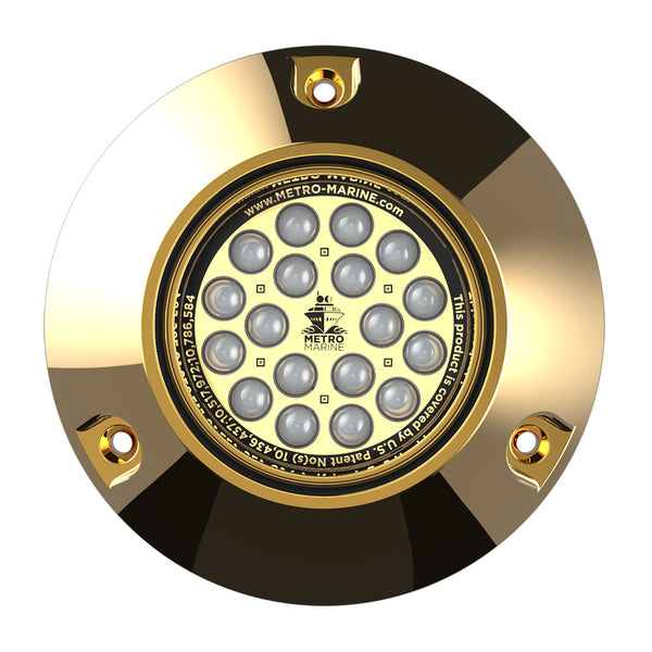 Metro Marine High-Output Submersible Underwater Light w/Intelligent Monochromatic LEDs - Green, 45 Beam [F-BMR1-G3-45] - Image 1