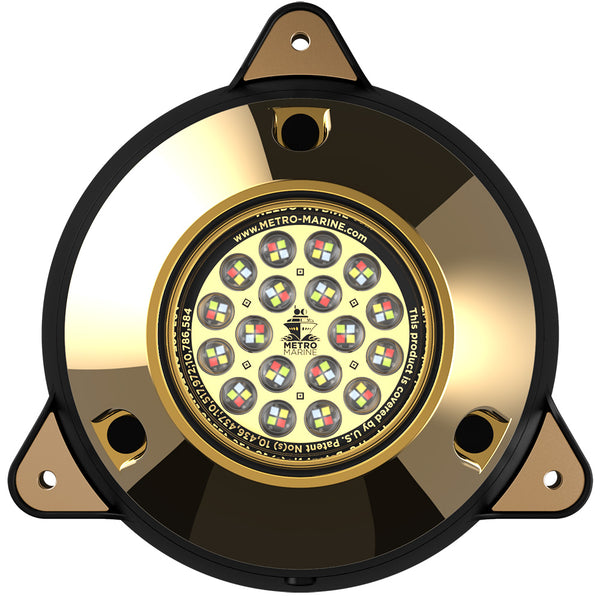 Metro Marine High-Output Surface Mount Underwater Light w/Intelligent Full Spectrum LEDs - RGBW, 90 Beam [F-SMR1-FS-90] - Image 1