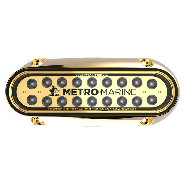 Metro Marine High-Output Elongated Underwater Light w/Intelligent Monochromatic LEDs - Green, 90 Beam [F-BME1-H-G3-90] - Image 1