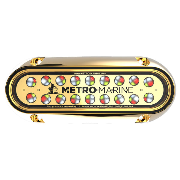 Metro Marine High-Output Elongated Underwater Light w/Intelligent Full Spectrum LEDs - RGBW, 45 Beam [F-BME1-H-FS-45] - Image 1