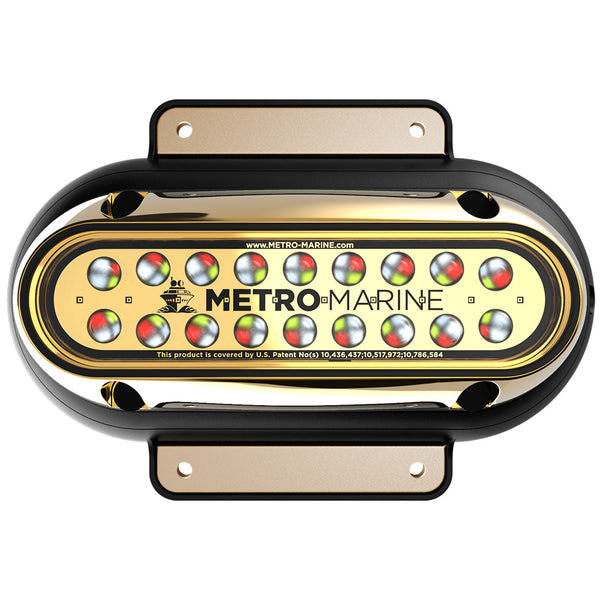 Metro Marine High-Output Elongated Surface Mount Light w/Intelligent Full Spectrum LEDs - RGBW, 45 Beam [F-SME1-H-FS-45] - Image 1
