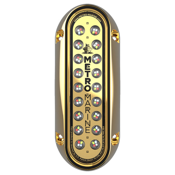 Metro Marine High-Output Elongated Vertical Mount Light w/Intelligent Full Spectrum LEDs - RGBW, 90 Beam [F-BME1-V-FS-90] - Image 1