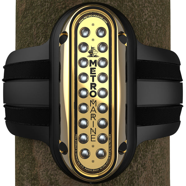 Metro Marine High-Output Vertical Piling Mount Light w/Intelligent Monochromatic LEDs - Aqua, 90 Beam [F-PME1-V-A3-90] - Image 1