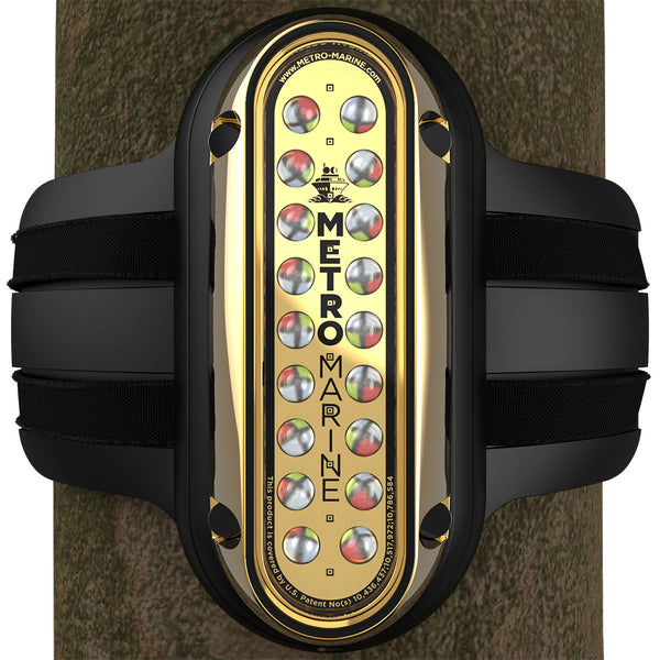 Metro Marine High-Output Vertical Piling Mount Light w/Intelligent Full Spectrum LEDs - RGBW, 45 Beam [F-PME1-V-FS-45] - Image 1
