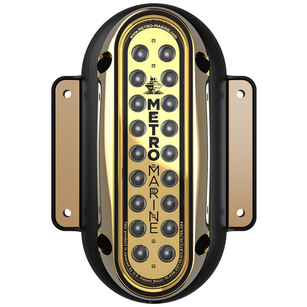 Metro Marine High-Output Vertical Surface Mount Light w/Intelligent Monochromatic LEDs - Green, 90 Beam [F-SME1-V-G3-90] - Image 1