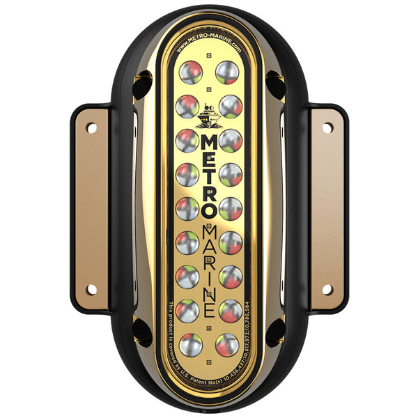 Metro Marine High-Output Vertical Surface Mount Light w/Intelligent Full Spectrum LEDs - RGBW, 45 Beam [F-SME1-V-FS-45] - Image 1