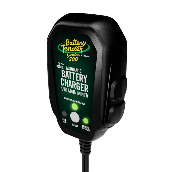 Battery Tender 12V, 800mA Lead Acid/Lithium Selectable Battery Charger [022-0199-DL-WH] - Image 2