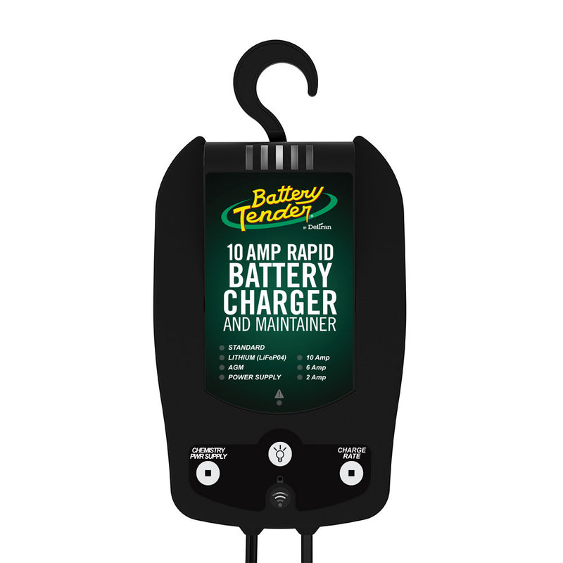 Battery Tender 12V, 10/6/2A Selectable Chemistry Battery Charger [022-0229-DL-WH]
