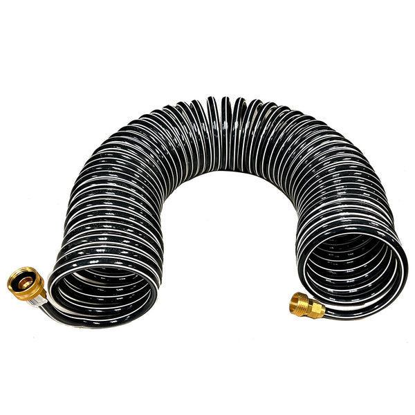 Trident Marine Coiled Wash Down Hose w/Brass Fittings - 25 [167-25] - Image 1