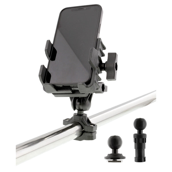 Scotty 0139 Phone Holder w/Post, Track  Rail Mounts [0139] - Image 1
