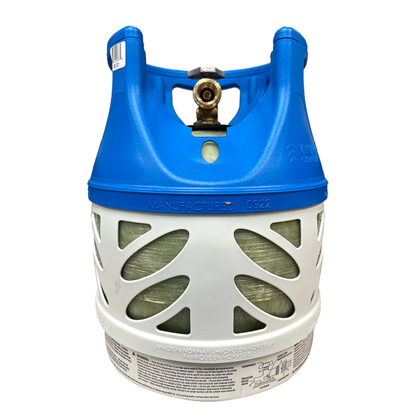 Viking Cylinders 11lb Vertical Fiberglass Composite LPG Cylinder w/Type 1 Valve - OPD, DOT, TC Approved [1420-0011] - Image 1