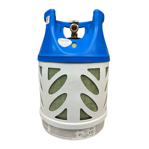 Viking Cylinders 17lb Vertical Fiberglass Composite LPG Cylinder w/Type 1 Valve - OPD, DOT, TC Approved [1420-0017] - Image 1