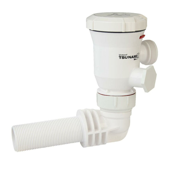 Attwood Tsunami Mk2 T1200 Aerator - 12V - 90-Degree Inlet [5664-4] - Image 1