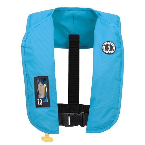Mustang MIT 70 Manual Inflatable PFD - Azure (Blue) [MD4041-268-0-202] - Image 1
