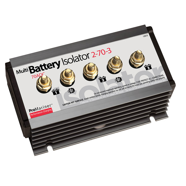ProMariner Battery Isolator - 2 Alternator - 3 Battery - 70 AMP [12073] - Image 1