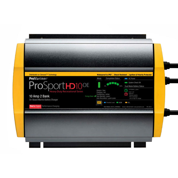 ProMariner ProSportHD 10 Gen 4 - 10 Amp - 2-Bank Battery Charger [44010] - Image 1
