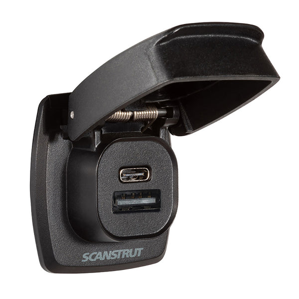 Scanstrut Flip Pro Plus Fast Charge USB-A  USB-C Socket [SC-USB-F4] - Image 1