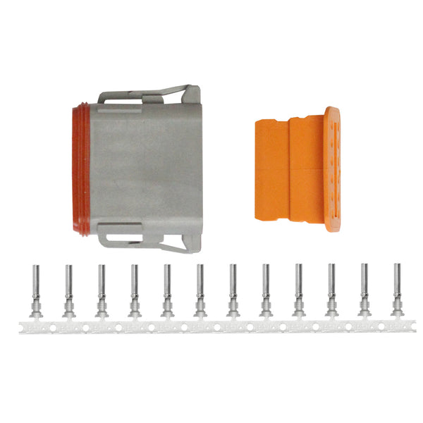 Pacer DT Deutsch Plug Repair Kit - 14-18 AWG (12 Position) [TDT06F-12RS] - Image 1