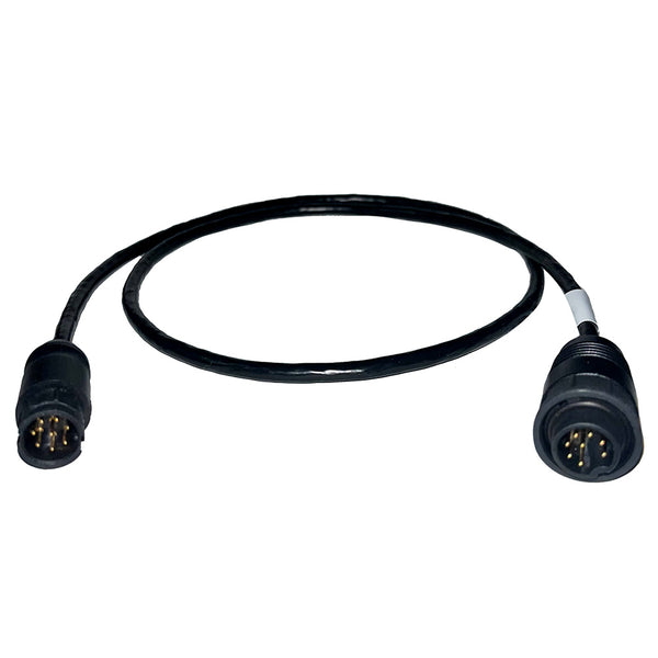 Echonautics 1M Adapter Cable w/Male 8-Pin Black Box Connector f/Echonautics 300W, 600W  1kW Transducers [CBCCMS0501] - Image 1