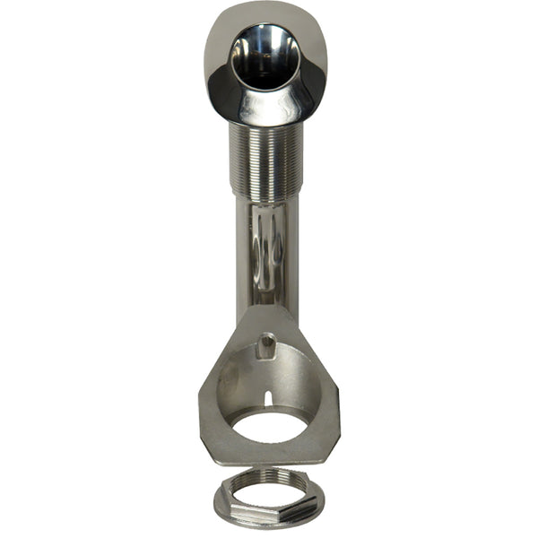C.E. Smith 80 Series Screwless Flush Mount Rod Holder - 30 Degree - Stainless Steel - Cast Bottom - Black Liner [53688C] - Image 1