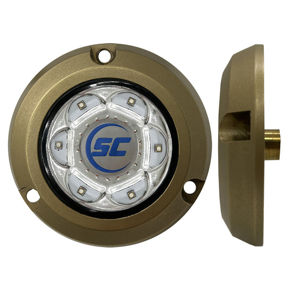 Shadow-Caster SC2 Series Bronze Surface Mount Underwater Light - Bimini Blue [SC2-BB-BZSM] - Image 1