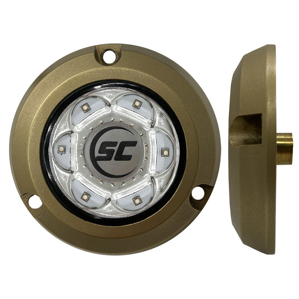 Shadow-Caster SC2 Series Bronze Surface Mount Underwater Light - Great White [SC2-GW-BZSM] - Image 1