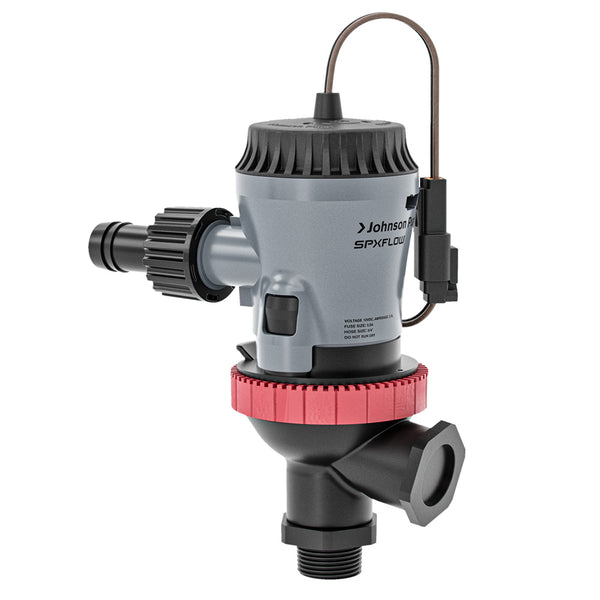 Johnson Pump Aqua O2 Twin Port 800 GPH Aerator Pump - Flex Mount - 12V [10-13650-01] - Image 1