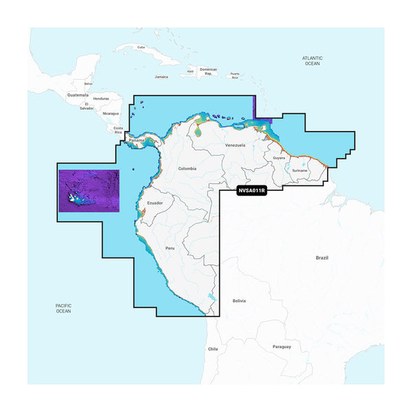 Garmin Navionics Vision+ NVSA011R South America (North) [010-C1452-00] - Image 1