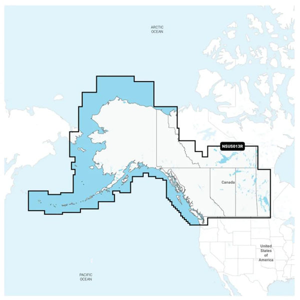 Garmin Navionics+ NSUS013R Canada, West  Alaska [010-C1485-20] - Image 1