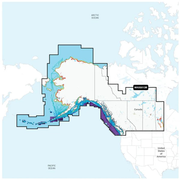 Garmin Navionics Vision+ NVUS013R Canada, West  Alaska [010-C1485-00] - Image 1