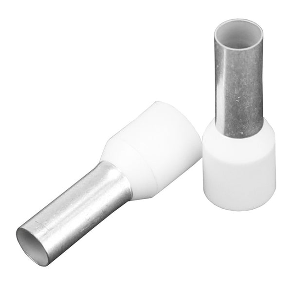 Pacer Ivory 8 AWG Wire Ferrule - 12mm Length - 10 Pack [TFRL8-12MM-10] - Image 1