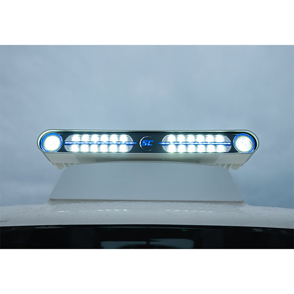 Shadow-Caster Eagle Ray LED Light Bar - White Housing  Dual Optics [SCM-EAGLE-RAY-WH] - Image 3