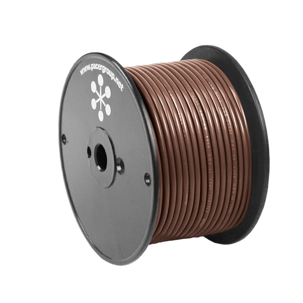 Pacer Brown 10 AWG Primary Wire - 20' [WUL10BR-20] - Image 1