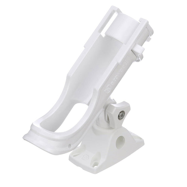 Attwood Heavy-Duty Adjustable Rod Holder w/Combo Mount - White [5009W4] - Image 2
