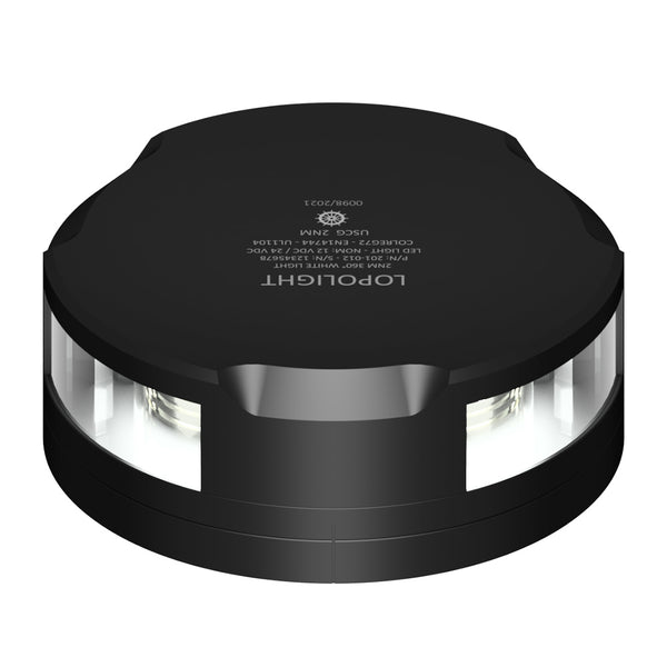 Lopolight 360-Degree Anchor Light - 2NM - Black Housing w/FB Base [201-012-FB-B] - Image 1