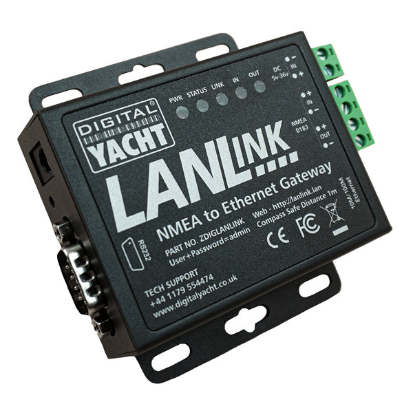 Digital Yacht LANLink NMEA 0183 To Ethernet Gateway [ZDIGLANLINK] - Image 1