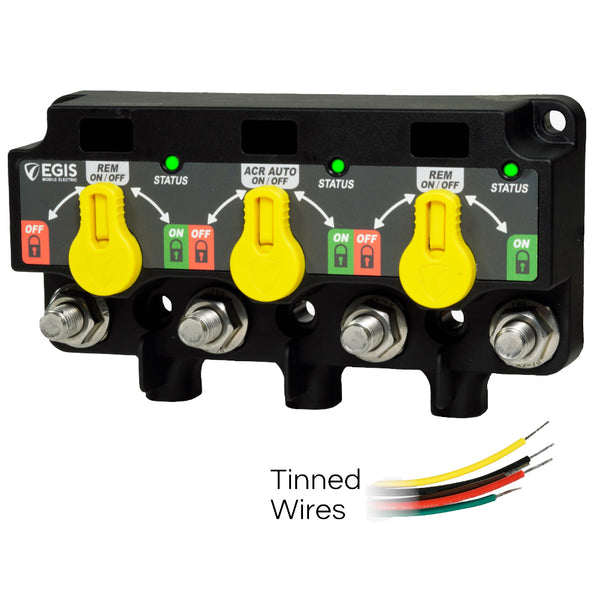 Egis XD Series Triple Flex 2 Relay-ACR-Relay w/Knobs  Tinned Wires [8730-1535] - Image 1