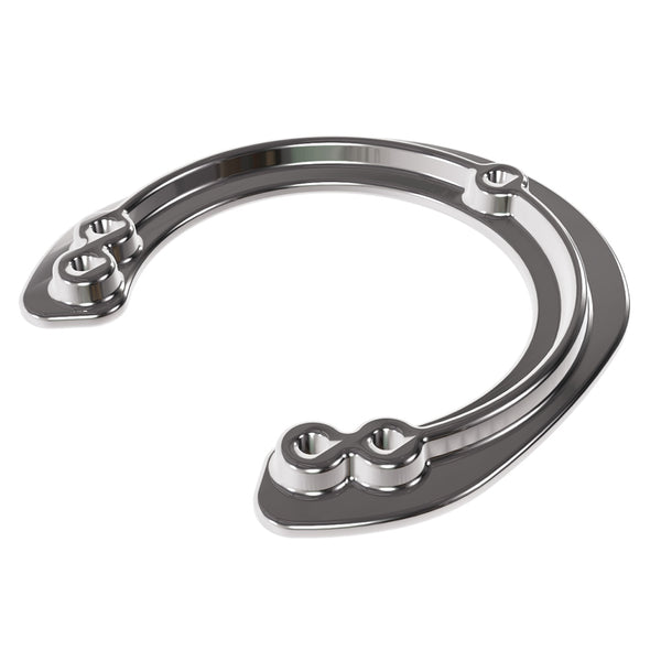 Mate Series Stainless Steel Rod  Cup Holder Threaded Backing Plate [CBPT] - Image 2