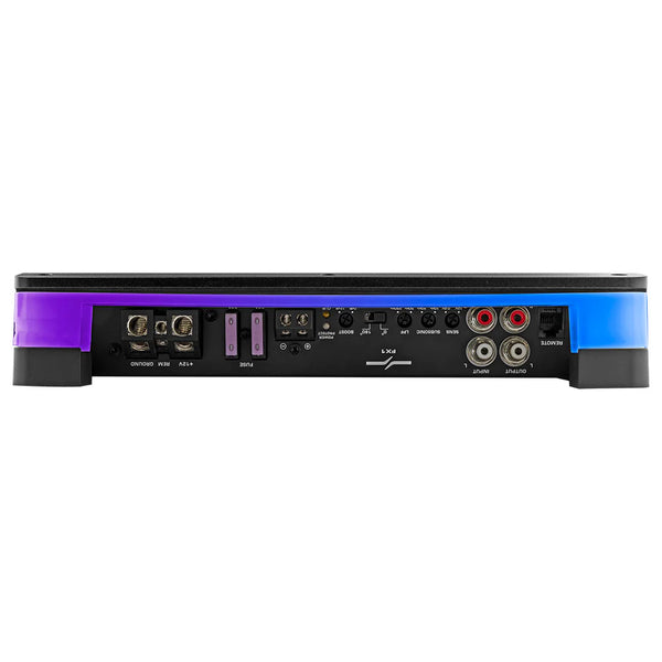 DS18 Flush/Surface Mount 1-Channel Monoblock Class D Amplifier w/Acrylic Cover - 1x900W RMS @ 1 Ohm [FX1] - Image 2