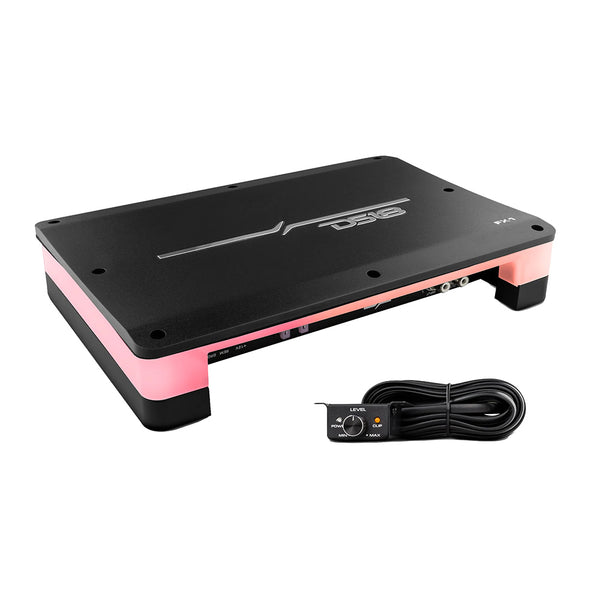 DS18 FlushSurface Mount 1Channel Monoblock Class D Amplifier wAcrylic Cover  1x900W RMS  1 Ohm FX1