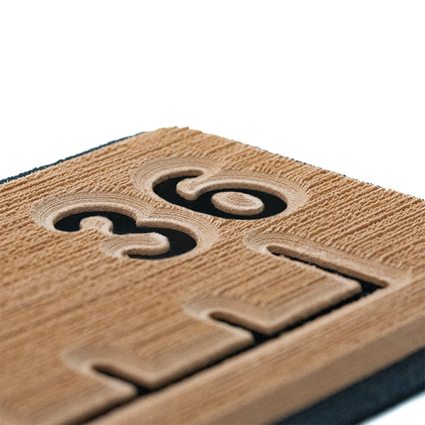 SeaDek 36 Routed Ruler - 6mm - Brushed Texture - Mocha/Black [53583-80093] - Image 1
